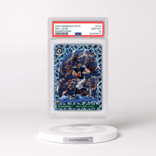 2023 Panini Donruss Optic Downtown! #D14 Will Levis (PSA 10 GEM MINT)
