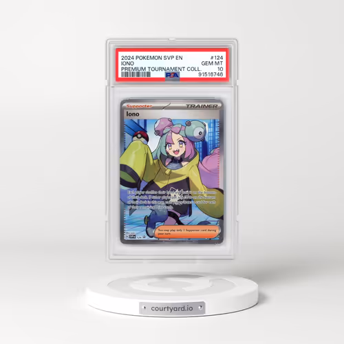 2024 Pokémon Svp EN-SV Black Star Promo #124 Iono - Iono Premium Tournament Collection (PSA 10 GEM MINT)