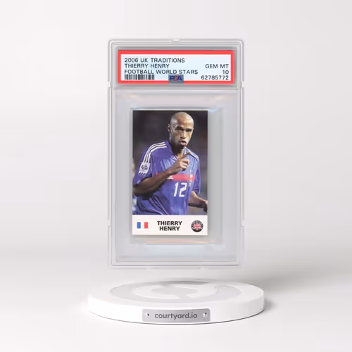 2006 UK Traditions Football World Stars Thierry Henry (PSA 10 GEM MINT)