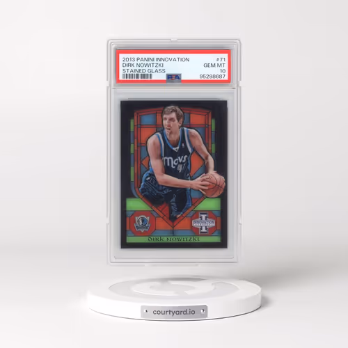 2013 Panini Innovation Stained Glass #71 Dirk Nowitzki (PSA 10 GEM MINT)
