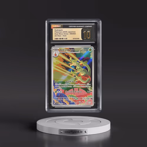2025 Heat Wave Arena - sv9a #068/063 Hydrapple - Art Rare Holo (CGC 10 PRISTINE)