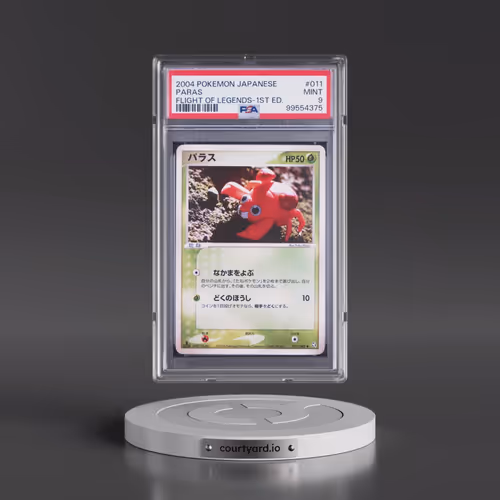 2004 Pokémon Flight of Legends #011 Paras - 1st Edition (PSA 9 MINT)