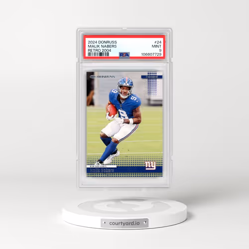 2024 Panini Donruss Retro 2004 #24 Malik Nabers (PSA 9 MINT)