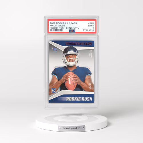 2022 Panini Rookies & Stars Rookie Rush #RR3 Malik Willis - Longevity (PSA 9 MINT)