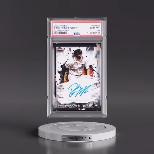 2024 Topps Finest Finest Autographs #FAPM Parker Meadows (PSA 10 GEM MINT)
