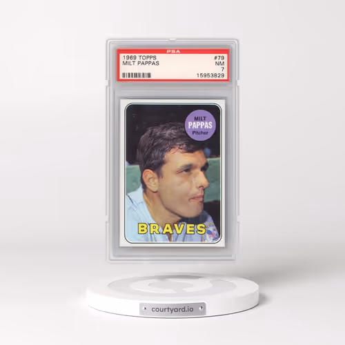 1969 Topps #79 Milt Pappas (PSA 7 NM)