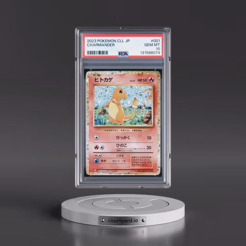 2023 Pokémon Cll-Trading Card Game Classic Charizard & HO-Oh EX Deck #001 Charmander (PSA 10 GEM MIN