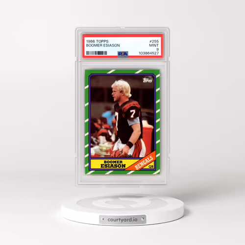 1986 Topps #255 Boomer Esiason (PSA 9 MINT)