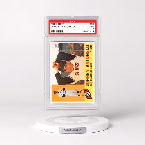 1960 Topps #80 Johnny Antonelli (PSA 7 NM)