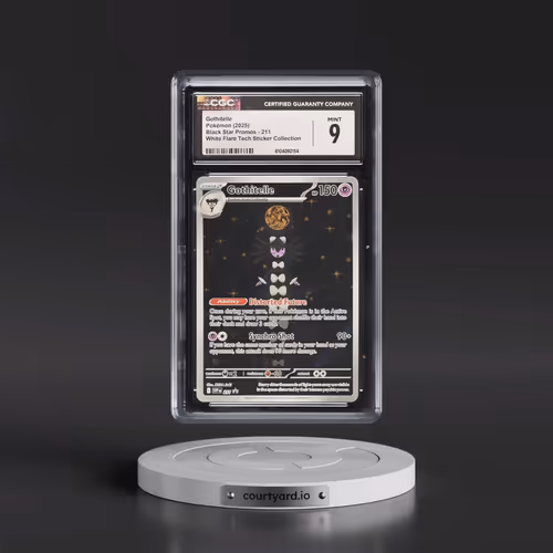 2025 Pokémon Svp EN-SV Black Star Promo #211 Gothitelle - White Flare Tech Sticker Collection (CGC 9