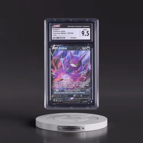 2020 Darkness Ablaze #104/189 Crobat V - Holo (CGC 9.5 MINT+)