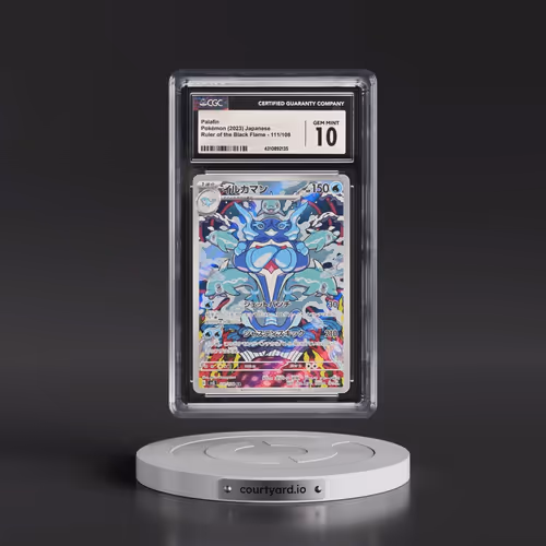 2023 Pokémon SV3-Ruler of the Black Flame #111 Palafin - Art Rare (CGC 10 GEM MINT)