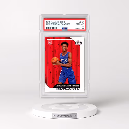 2018 Panini Hoops #262 Shai Gilgeous-Alexander (PSA 10 GEM MINT)