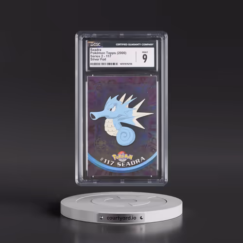 1999 Series 2 (Oval Nintendo Seal) #117 Seadra - Silver Foil (CGC 9 MINT)