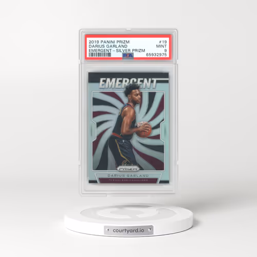2019 Panini Prizm Emergent #19 Darius Garland - Silver Prizm (PSA 9 MINT)