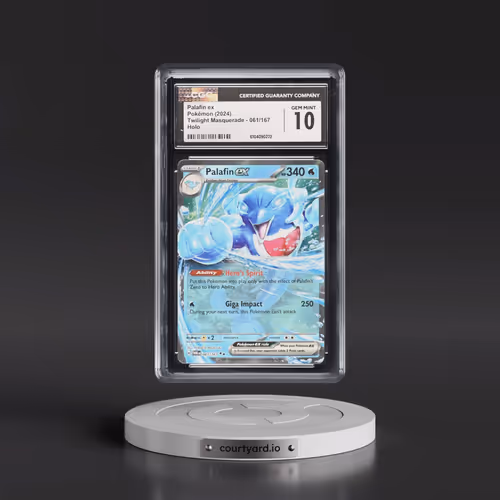 2024 Twilight Masquerade - TWM EN #061/167 Palafin ex - Holo (CGC 10 GEM MINT)