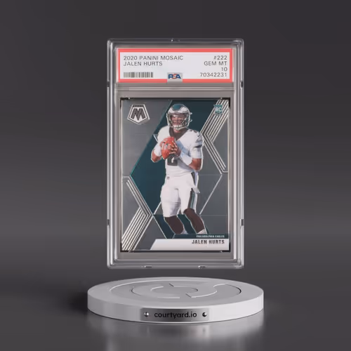 2020 Panini Mosaic #222 Jalen Hurts (PSA 10 GEM MINT)