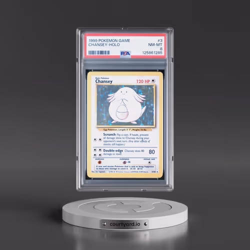 1999 Pokémon Game #3 Chansey - Holo (PSA 8 NM-MT)