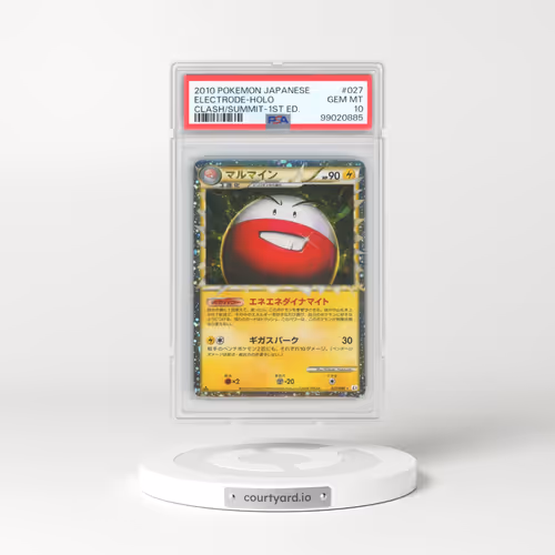 2010 Pokémon Clash at the Summit #027 Electrode - 1st Edition Holo (PSA 10 GEM MINT)