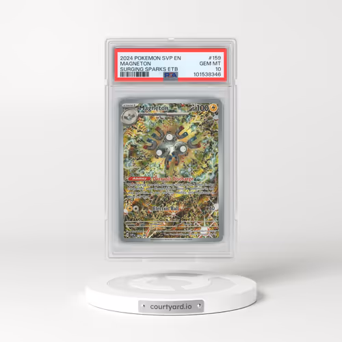 2024 Pokémon Svp EN-SV Black Star Promo #159 Magneton - Surging Sparks Elite Trainer Box (PSA 10 GEM MINT)