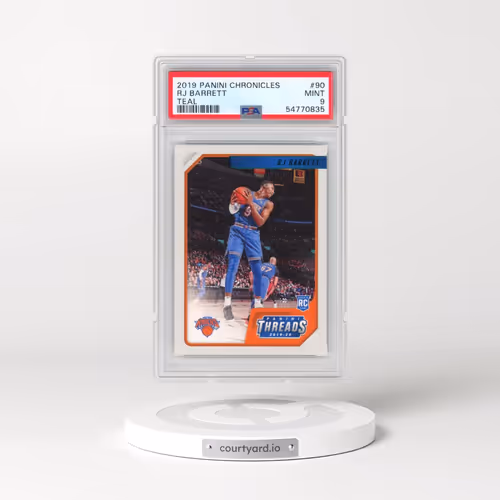 2019 Panini Chronicles #90 RJ Barrett - Teal (PSA 9 MINT)
