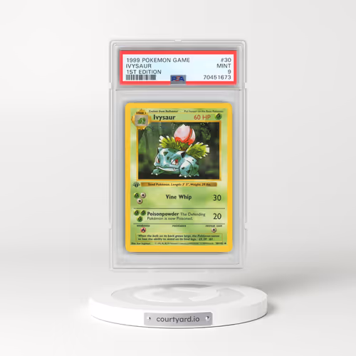 1999 Pokémon Game #30 Ivysaur - 1st Edition (PSA 9 MINT)