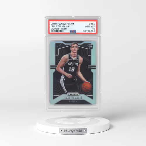 2019 Panini Prizm #265 Luka Samanic - Silver Prizm (PSA 10 GEM MINT)