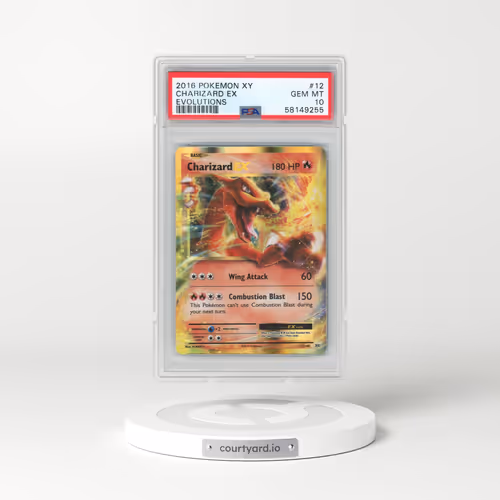 2016 Pokémon XY Evolutions #12 Charizard EX - Holo (PSA 10 GEM MINT)