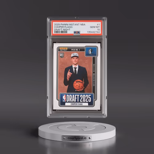2025 Panini Instant NBA Draft Night #1 Cooper Flagg (PSA 10 GEM MINT)