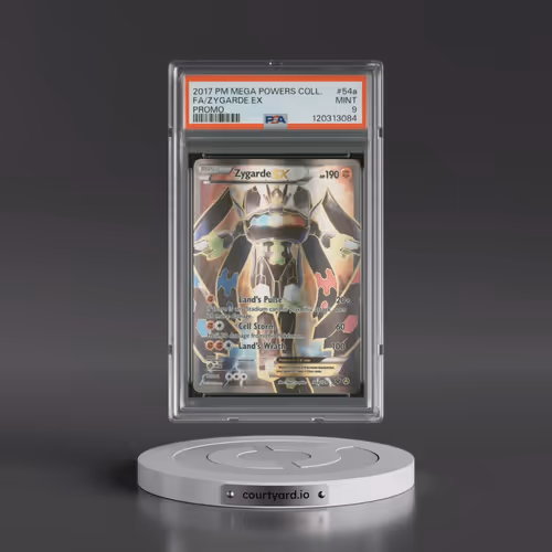 2017 Pokémon Mega Powers Collection Promo #54a Zygarde EX - Holo Full Art (PSA 9 MINT)
