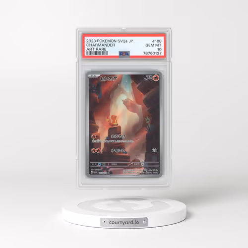 2023 Pokémon Card 151 #168 Charmander - Art Rare (PSA 10 GEM MINT)