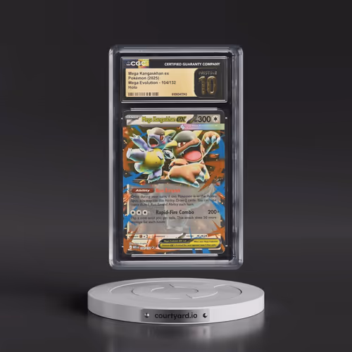 2025 Mega Evolution - MEG EN #104/132 Mega Kangaskhan ex - Holo (CGC 10 PRISTINE)