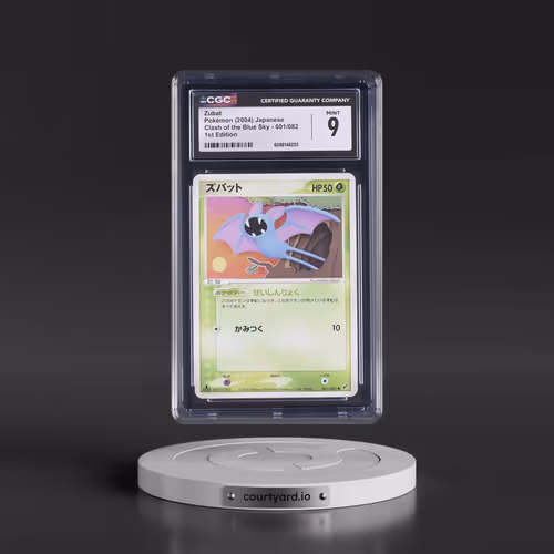 2004 Clash of the Blue Sky #001/082 Zubat - 1st Edition (CGC 9 MINT)