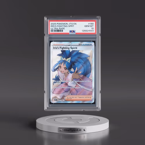 2025 Pokémon Jtg EN-Journey Together #180 Iris's Fighting Spirit - Ultra Rare (PSA 10 GEM MINT)