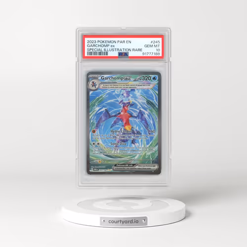2023 Pokémon Par EN-Paradox Rift #245 Garchomp EX - Holo Special Illustration Rare (PSA 10 GEM MINT)
