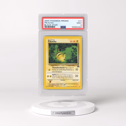 2000 Pokémon Promo Black Star #27 Pikachu (PSA 9 MINT)