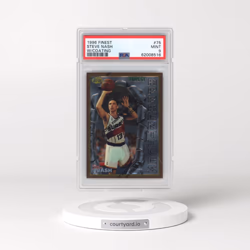 1996 Finest #75 Steve Nash - w/Coating (PSA 9 MINT)