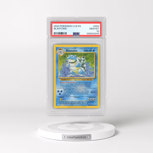 2023 Pokémon Clb-Trading Card Game Classic Blastoise & Suicune EX Deck #003 Blastoise (PSA 10 GEM MINT)