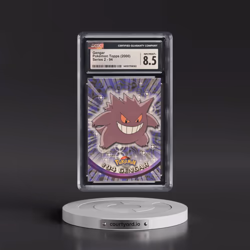 2000 Topps Pokémon TV Animation Series 2 #94 Gengar (CGC 8.5 NM-MT+)