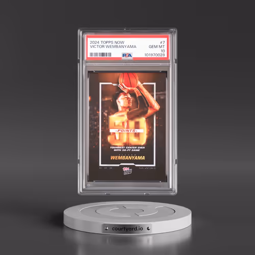 2024 Topps Now #7 Victor Wembanyama (PSA 10 GEM MINT)
