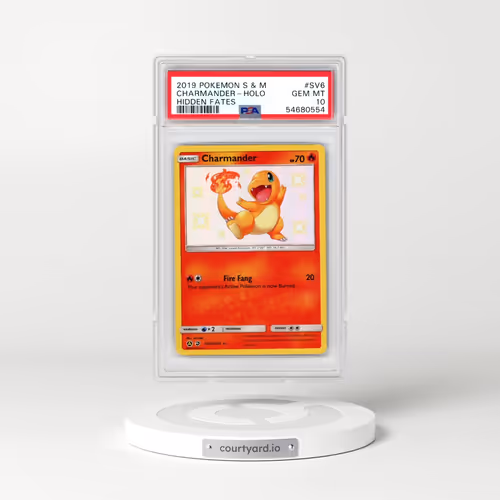 2019 Pokémon Sun & Moon Hidden Fates #SV6 Charmander - Holo (PSA 10 GEM MINT)