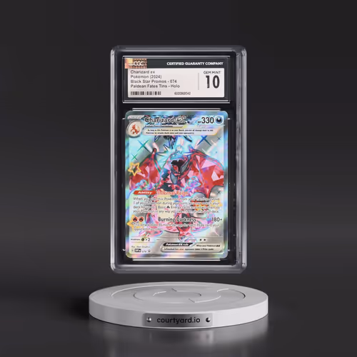 2023 Black Star Promos - Scarlet & Violet SVP EN #074 Charizard ex - Paldean Fates Tin (Holo) (CGC 1
