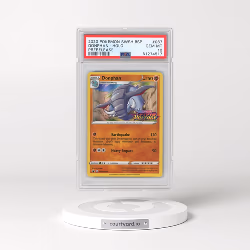 2020 Pokémon Swsh Black Star Promo #067 Donphan - Holo Prerelease (PSA 10 GEM MINT)