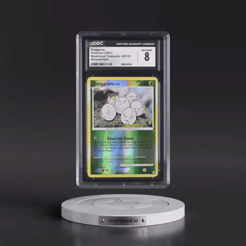 2007 Mysterious Treasures #82/123 Exeggcute - Reverse Holo (CGC 8 NM-MT)
