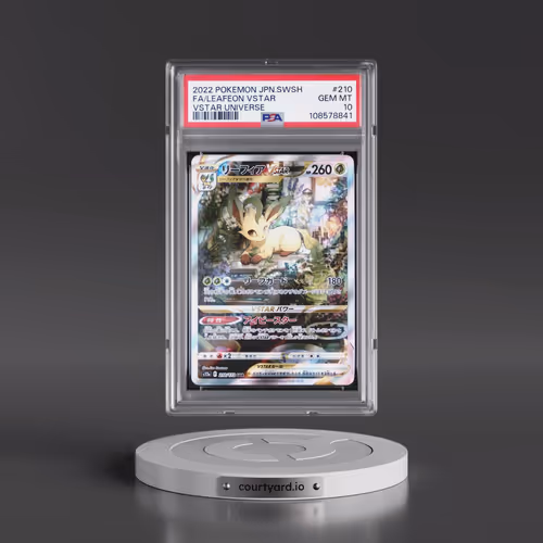 2022 Pokémon Sword & Shield Vstar Universe #210 Leafeon Vstar - Full Art (PSA 10 GEM MINT)