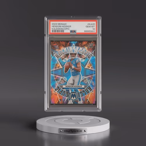 2023 Panini Mosaic Kaleidoscopic #KA20 Hendon Hooker (PSA 10 GEM MINT)