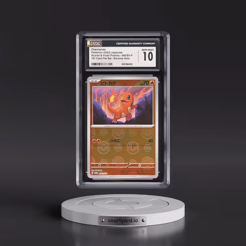 2022 Scarlet & Violet Promos CharmanderDNU - Reverse Holo 151 Card File Set Poké Ball (CGC 10 GEM MI
