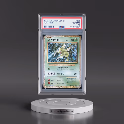 2023 Pokémon Clf-Trading Card Game Classic Venusaur & Lugia EX Deck #006 Scyther (PSA 10 GEM MINT)