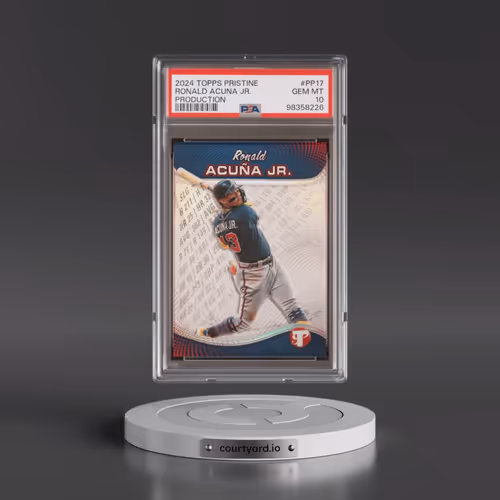 2024 Topps Pristine Pristine Production #PP17 Ronald Acuna Jr. (PSA 10 GEM MINT)