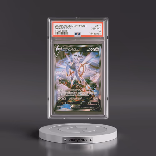 2022 Pokémon Sword & Shield Star Birth #112 Arceus V - Holo Full Art (PSA 10 GEM MINT)